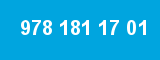 978 181 17 01